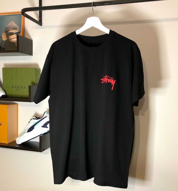 Футболка Stussy (червоний логотип)