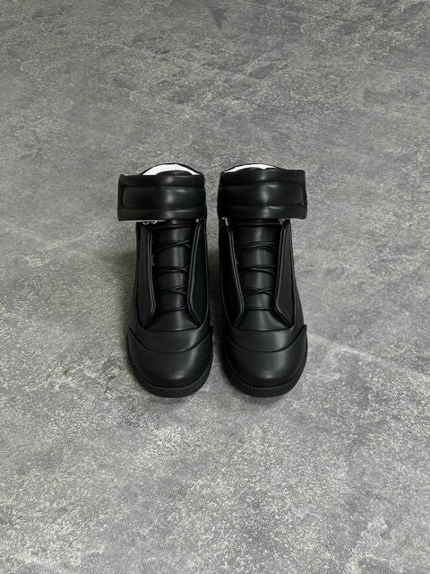 Кеди MAISON MARGIELA FUTURE BLACK HIGH чорні кросівки кеды черны