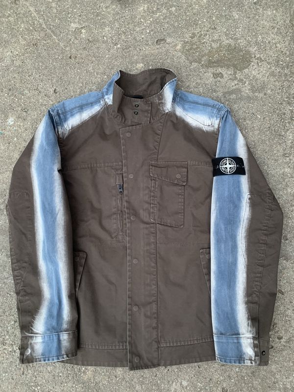 Stone island raso gomatto куртка курточка