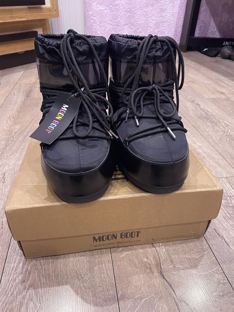 Мунбути Moon Boot чорні — zdjęcie 4