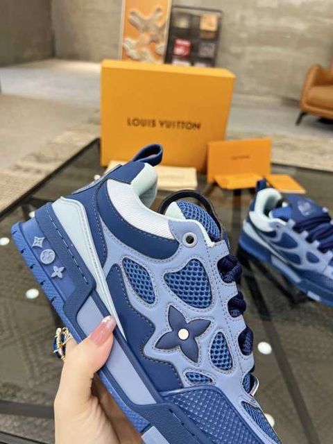 Кросівки Louis Vuitton Skate / LV Trainer Blue — zdjęcie 5