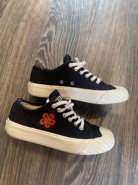 Чорні кеди kenzo boke flower 36 розмір