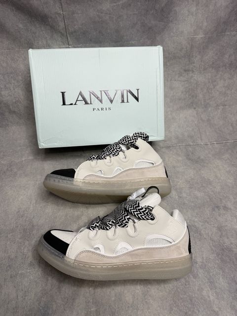 Кроссовки Lanvin Curb White/Beige , Ланвин , 43 , 44