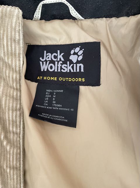 Пуховик Jack Wolfskin Nature Corduroy Jacket — zdjęcie 3