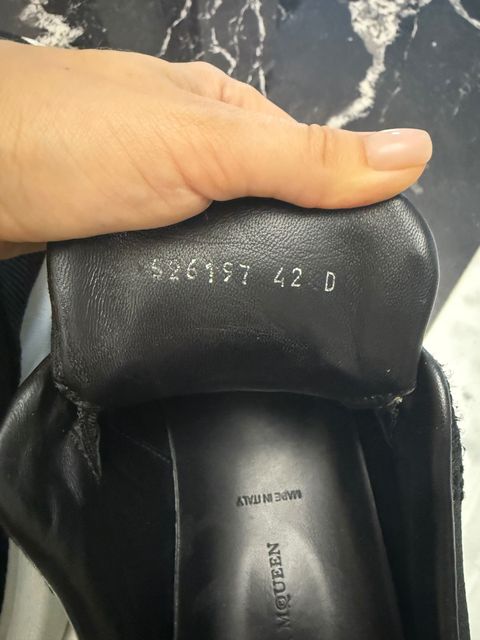 Alexander McQueen тканевые кеды — zdjęcie 5
