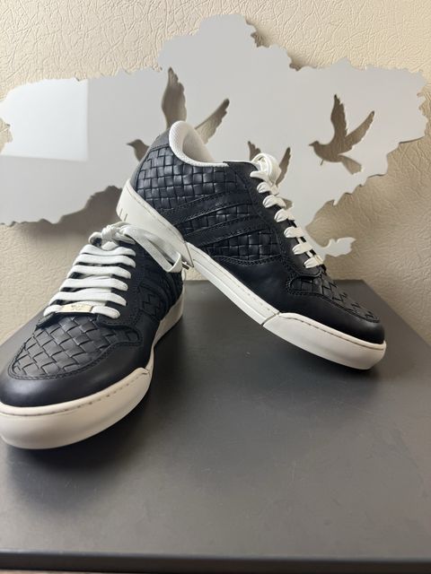 Кеди кросівки Bottega Veneta ЧОРНІ р. 40,5 (устілка 26,0 - 26,5