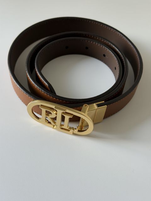Двосторонній коричневий ремінь Ralph Lauren