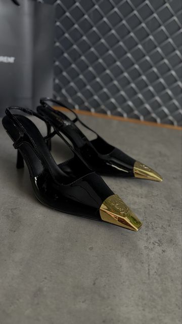 Шкіряні туфлі / слінгбеки Saint Laurent — zdjęcie 3