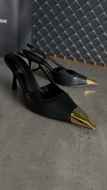 Шкіряні туфлі / слінгбеки Saint Laurent — zdjęcie 4