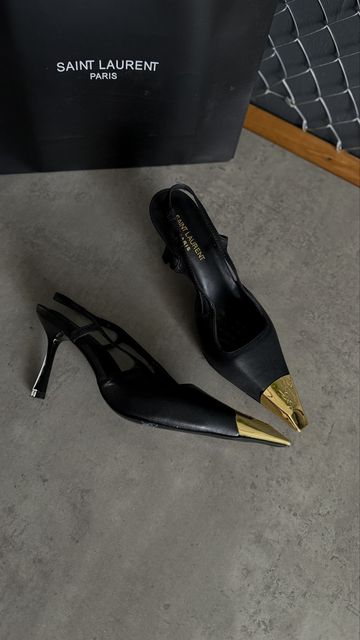 Шкіряні туфлі / слінгбеки Saint Laurent — zdjęcie 5