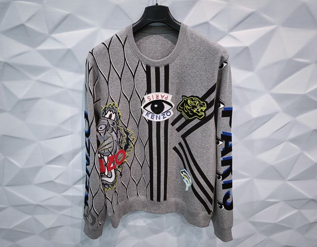 Світшот Kenzo M/L, оригінал, 100% бавовна — zdjęcie 4