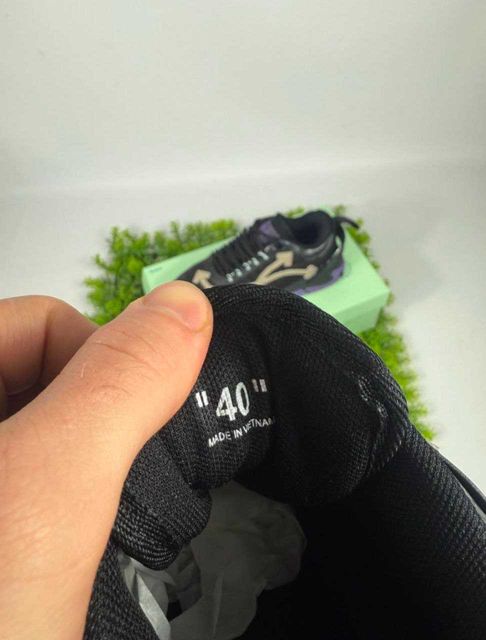 Кросівки Off-White ODSY 2000 Black-Purple — zdjęcie 5