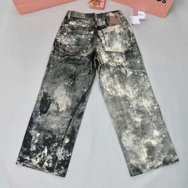 Джинси Acne Studios Painted Black Y2K Джинсы Акне Студиос черные