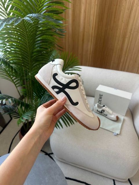 Кроссовки Loewe Ballet Runner White/Black Оригинал женские новые