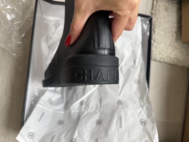 Гумові резинові чоботи chanel — zdjęcie 5