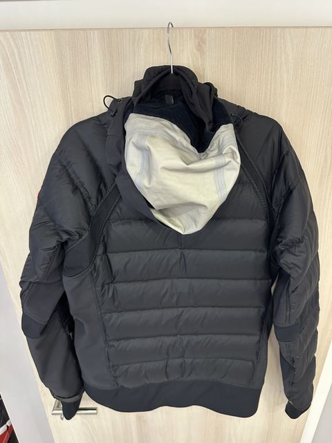 Оригінальний пуховик Canada Goose Hybridge, розмір L — zdjęcie 3