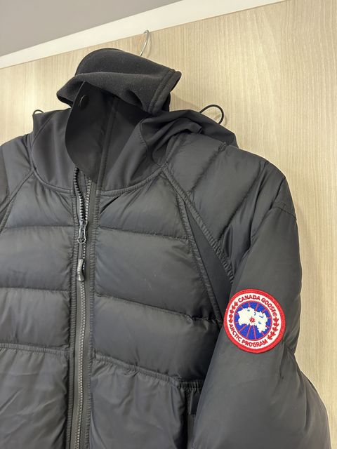 Оригінальний пуховик Canada Goose Hybridge, розмір L — zdjęcie 4