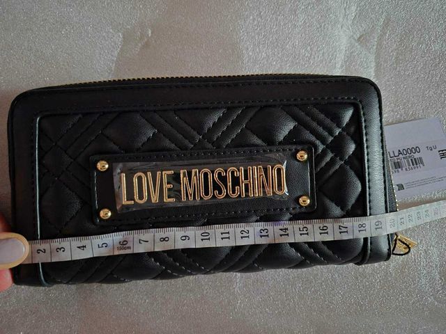 Чорний жіночий гаманець Love Moschino — zdjęcie 3