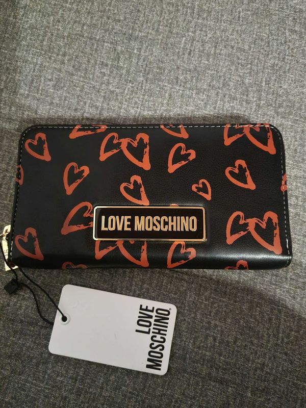 Чорний жіночий гаманець Love Moschino