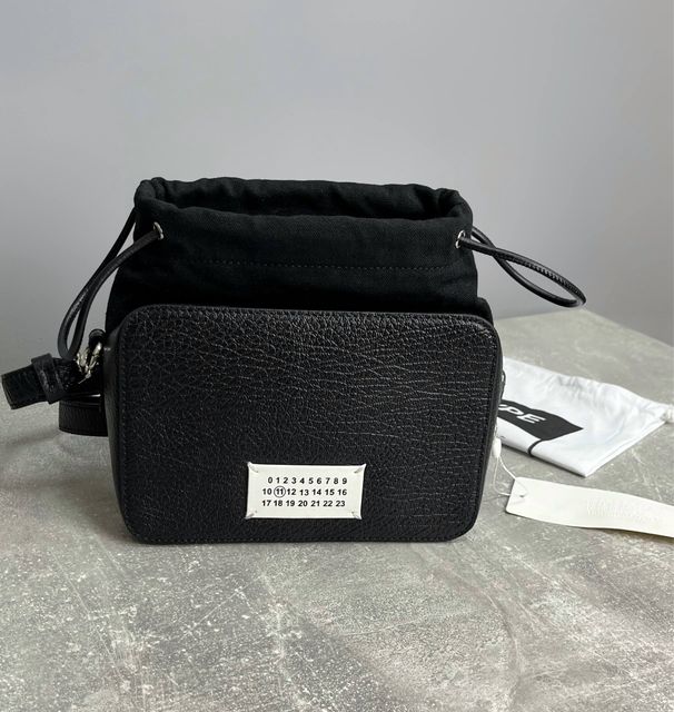Maison Margiela 5AC Camera сумка чорна шкіряна унісекс чоловіча