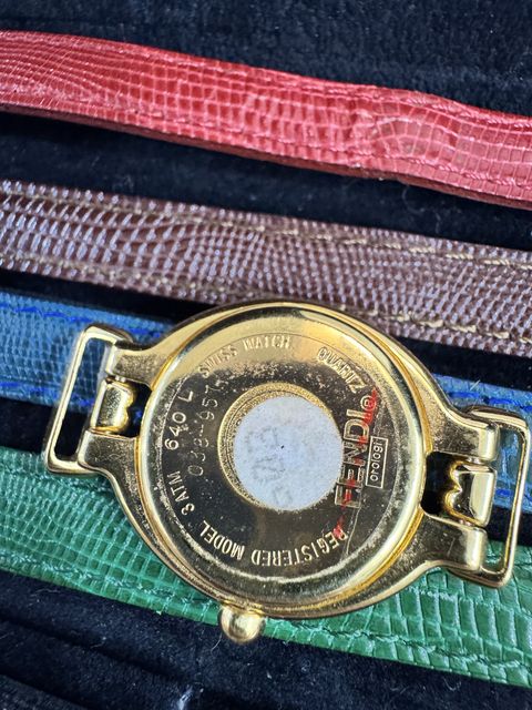 Вінтажний годинник Fendi 640L зі змінними ременями, оригінал — zdjęcie 5
