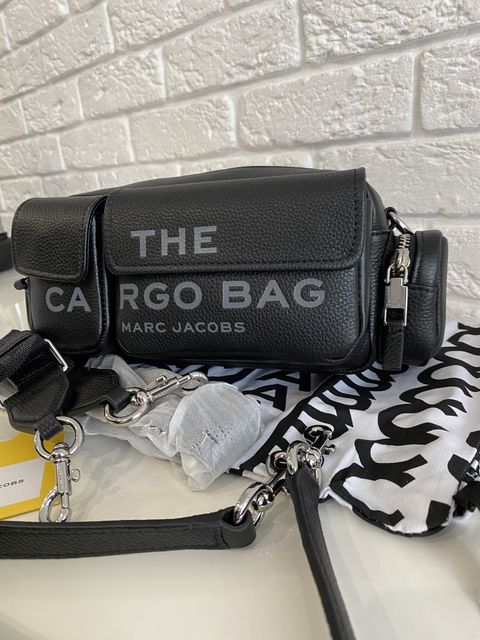 Сумочка жіноча чорна the cargo bag marc jacobs