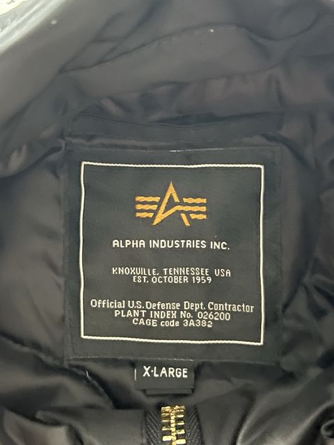Alpha Industries CWU-45P бомбер — zdjęcie 3