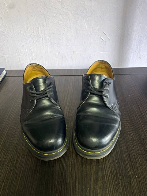 Dr. Martens 1461 — Black Smooth туфлі