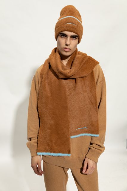 Шапка Jacquemus Mohair Hat Blue / Brown — zdjęcie 5