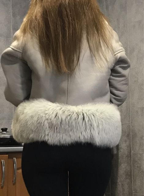 Дублянка-авіатор Fendi, натуральна — zdjęcie 3