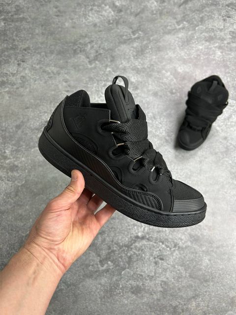 Lanvin Curb Sneakers black кеди кеды чорні кроссовки кросівки 43