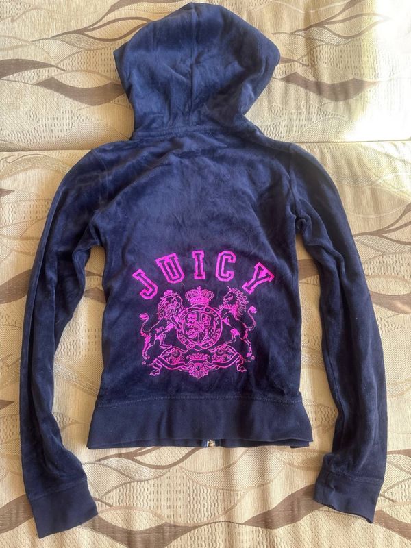Вінтажна кофта Juicy Couture з неоновим написом