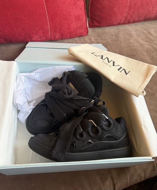 Кроссовки Lanvin curb black