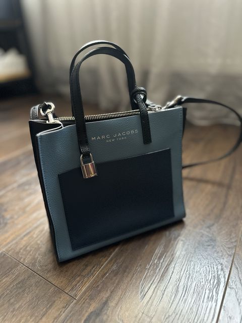 Сумка Marc Jacobs Mini Grind Colorblock синя