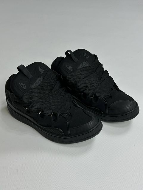Кеди Lanvin Curb кросівки,кроссовки ланвін кеды Snekers чорні 43