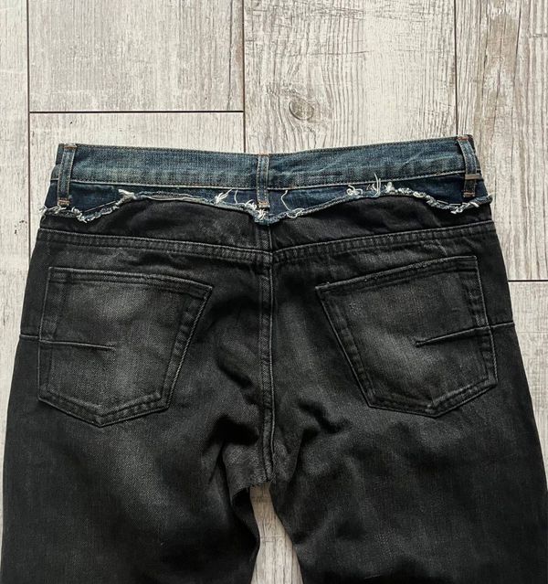 Джинси Dior SS06 These Grey Days Cummerbund Jeans — zdjęcie 4