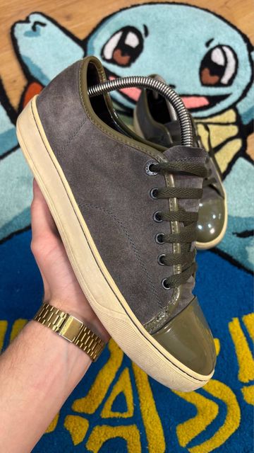 lanvin suede sneakers кросівки кеди