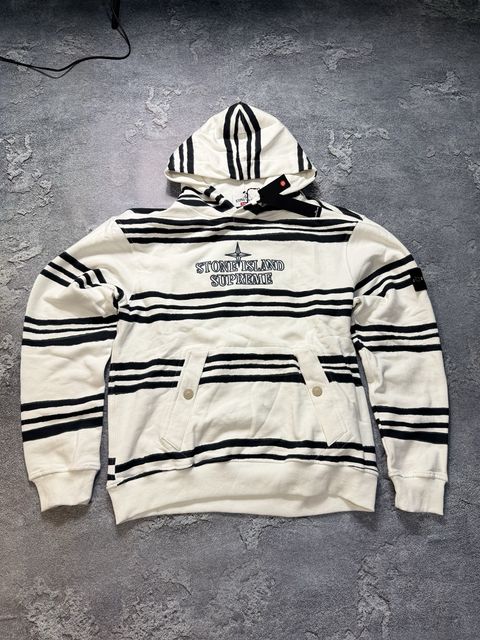 Stone island hoodie x supreme суприм стон худи суприм стон айлан