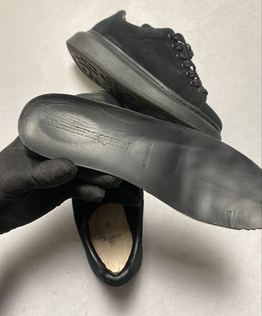 Замшевые кроссовки Alexander McQueen Oversized, 37 — zdjęcie 4