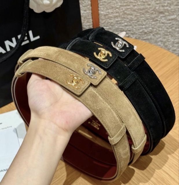 Пояс замшевый Chanel