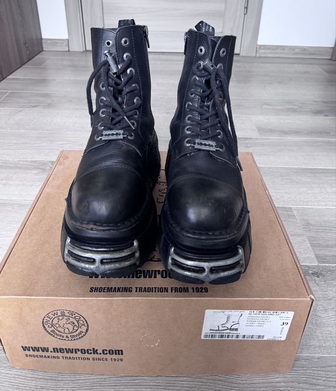 New Rock nomada negro tower черевики