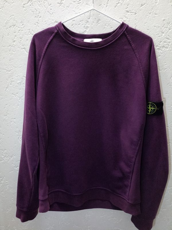 Stone Island світшот фіолетовий