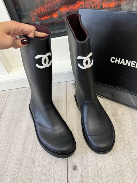 Резинові чоботи Chanel