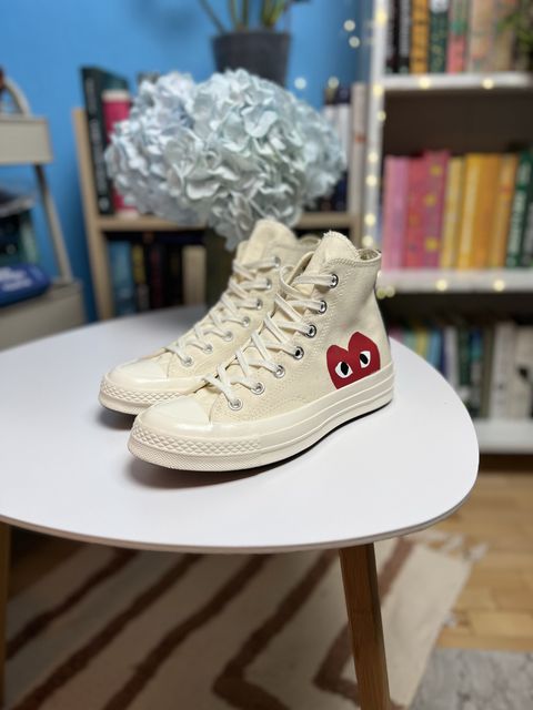 Converse play cdg comme des garcons кеди жіночі конверс кдг плей