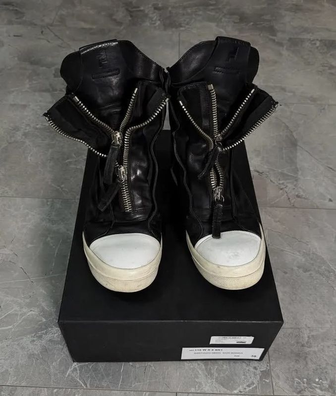 Кеды Rick Owens Cinzia araia double zip в наличии