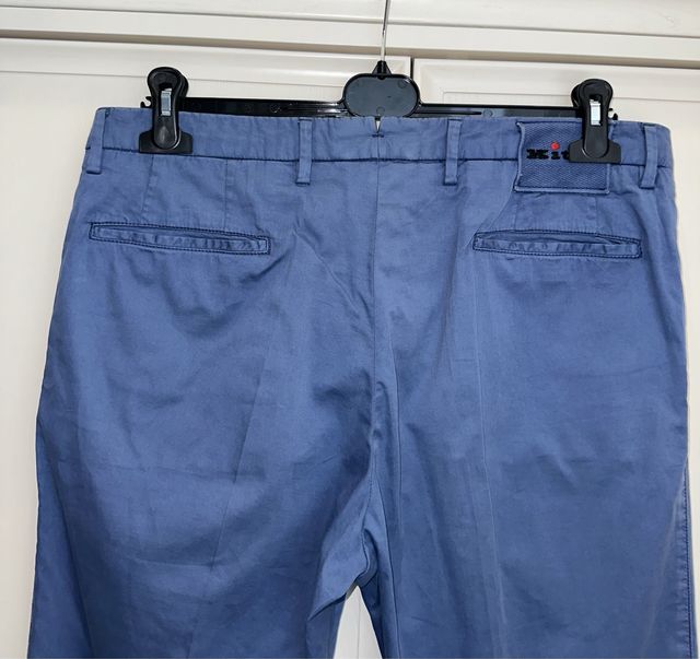 Штани-чинос з шовком Kiton Napoli — zdjęcie 4