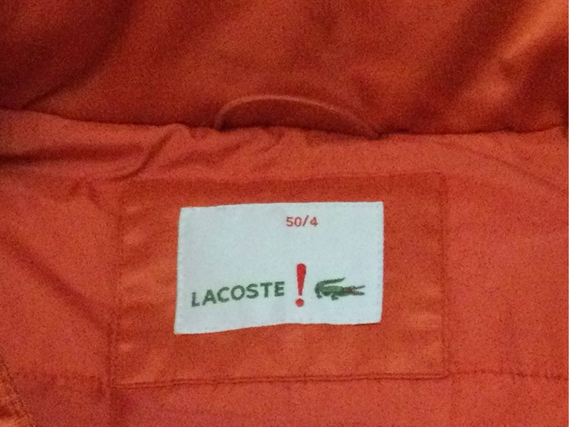 Пуховик Lacoste