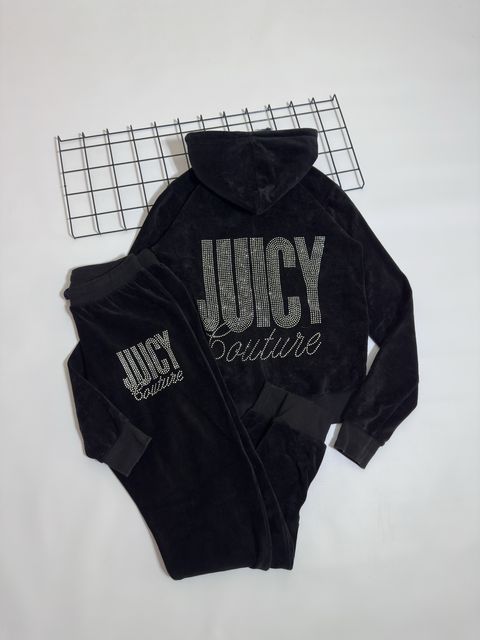 Juicy Couture Vintage Velour Rhinestone Tracksuit Set Спортивный
