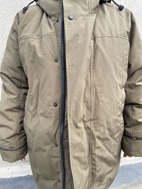 Куртка пуховик Canada goose 3400M чоловіча колір хакі