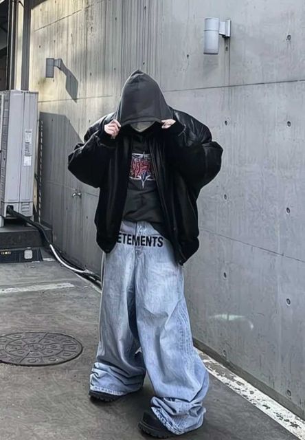 Штани Vetements джинси baggy cargo — zdjęcie 3